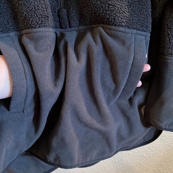 The North Face Tundra 200 Fleece Half Zip Pullover Size M Black - Picture 4 of 13